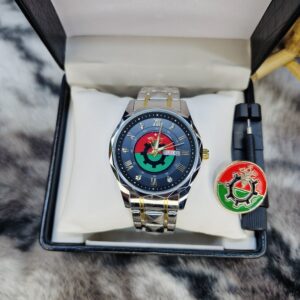 BNP Combo Package ঘড়ি + লোগো ব্যাজ(Black)